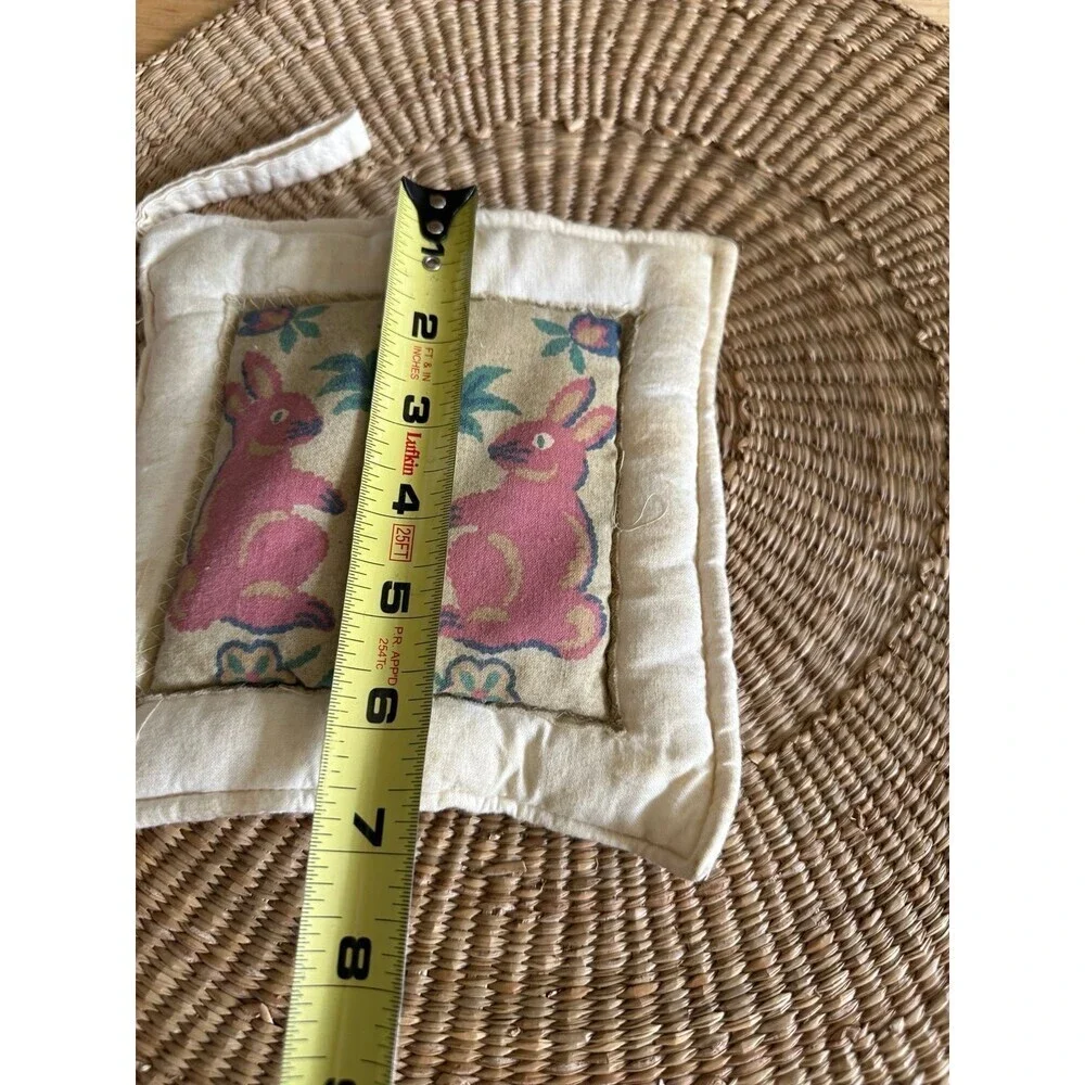 Vintage bunny rabbit decorative fabric